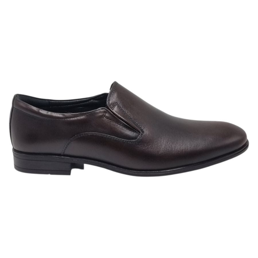 Pantofi Bărbați Eleganți Din Piele Naturală Maro 618