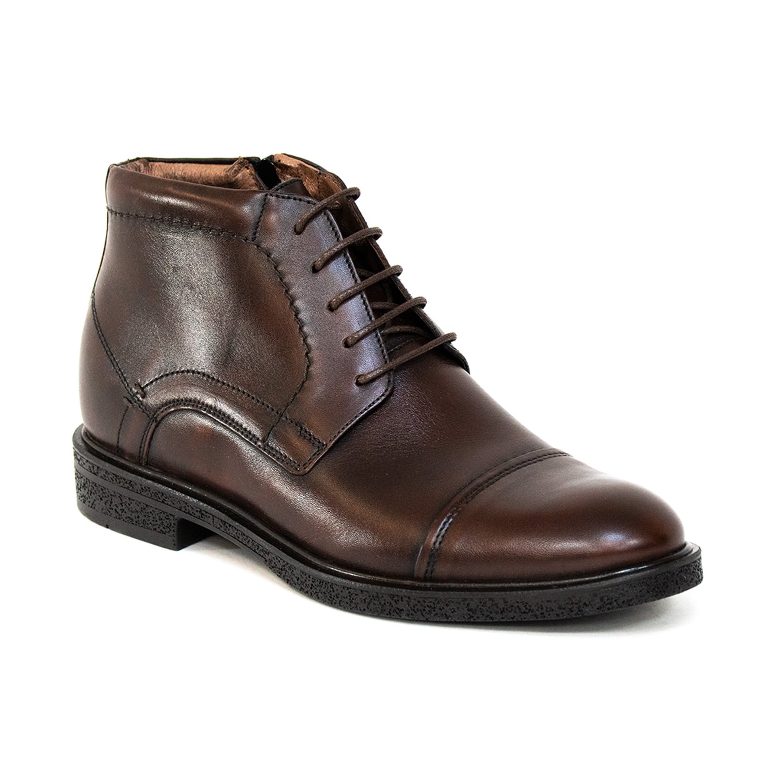 Ghete Bărbați Elegante Din Piele Naturală De Culoare Mile 50107
