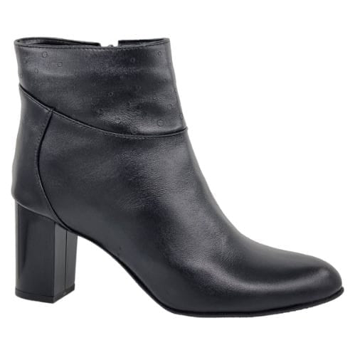 Ghete Damă Elegante Din Piele Naturală Neagră 40172