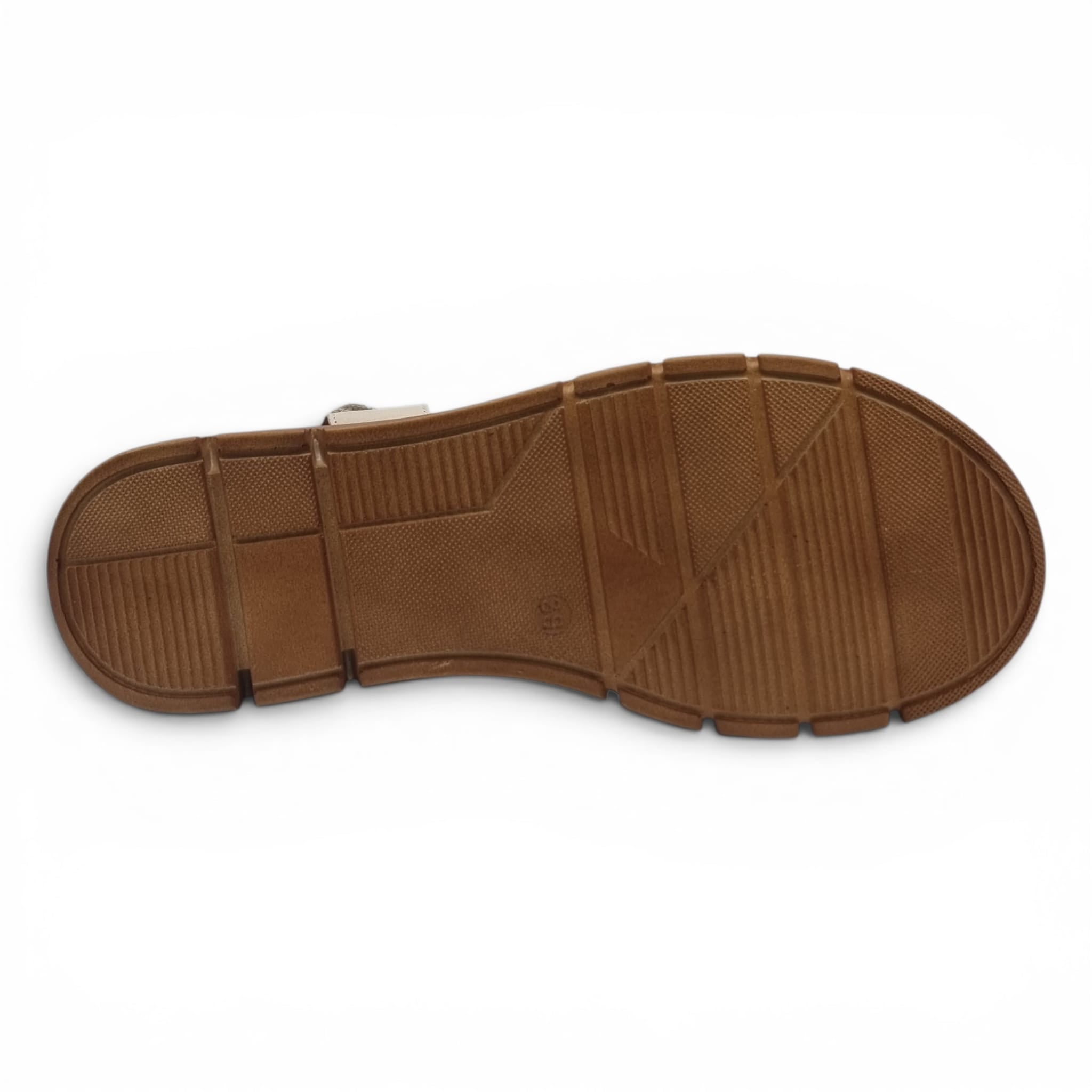 Sandale Damă Casual Confort Din Piele Naturală Crem Color 13767