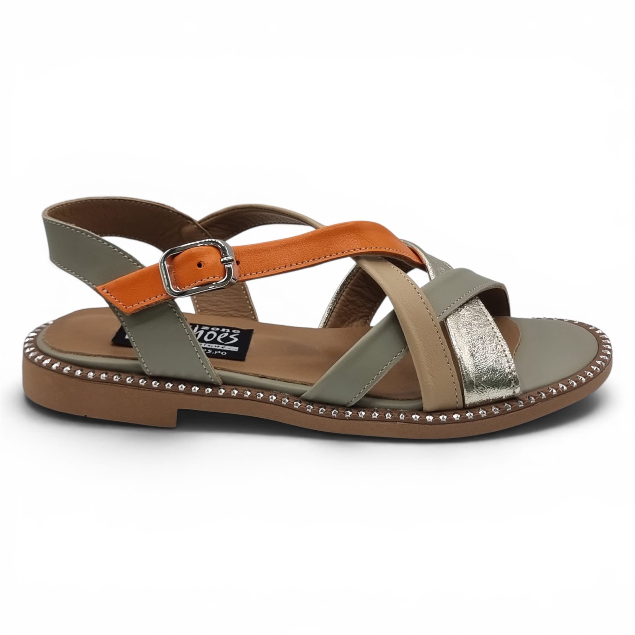 Sandale Damă Casual Confort Din Piele Naturală Avocado 13770