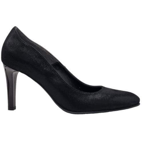 Pantofi Damă Eleganți Din Piele Naturală Neagră Vel 20855