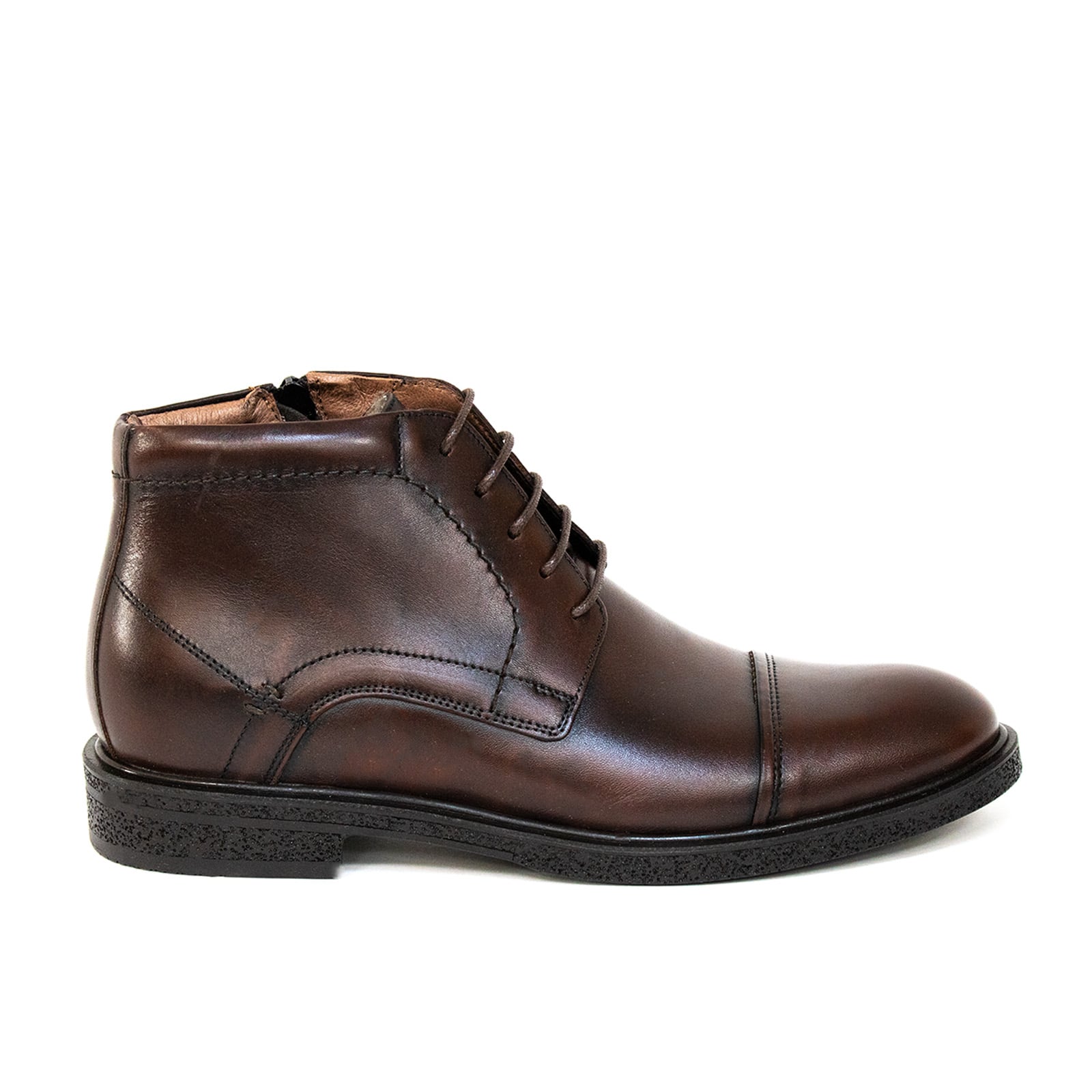 Ghete Bărbați Elegante Din Piele Naturală De Culoare Mile 50107
