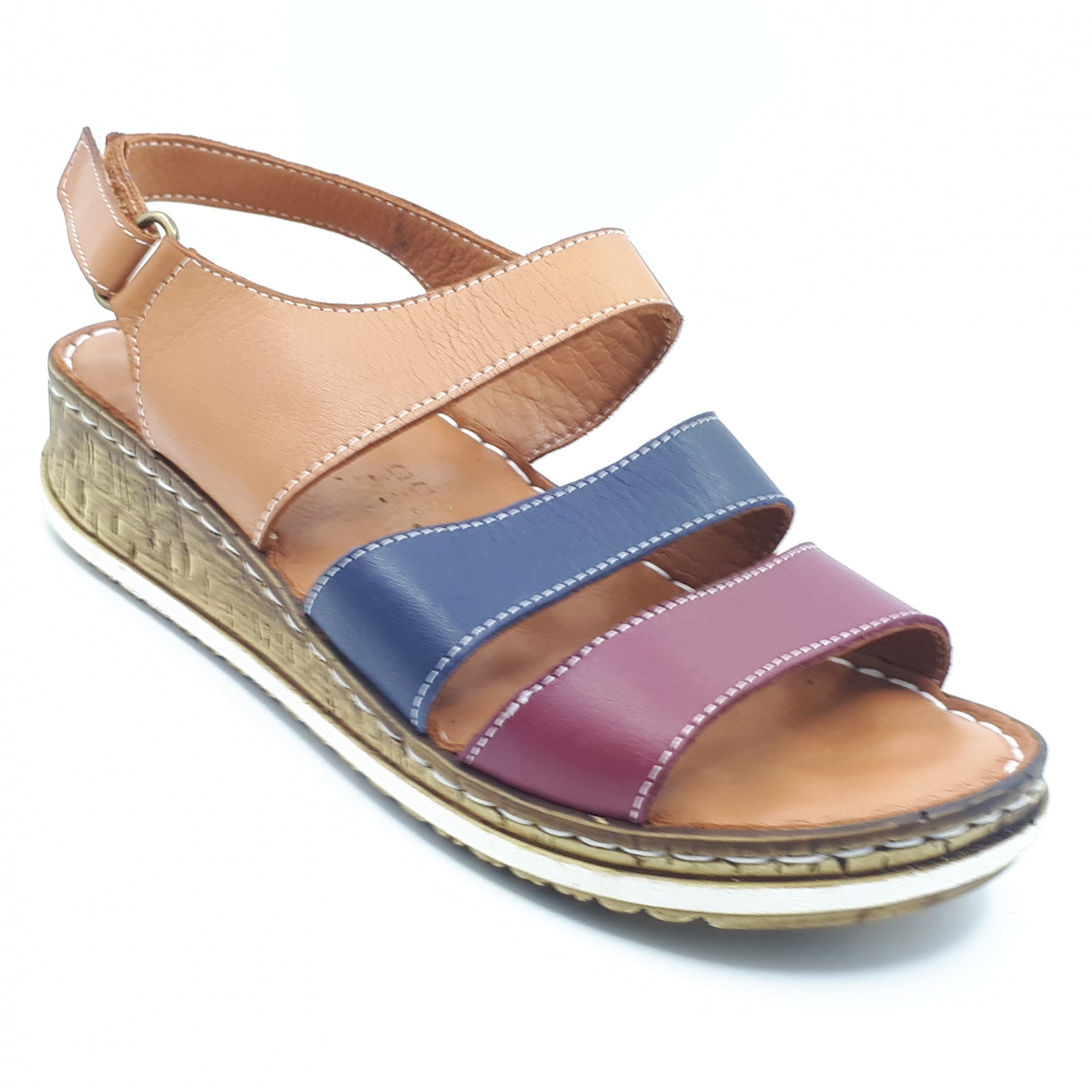 Sandale Damă Casual Confort Din Piele Naturală Nude 13517