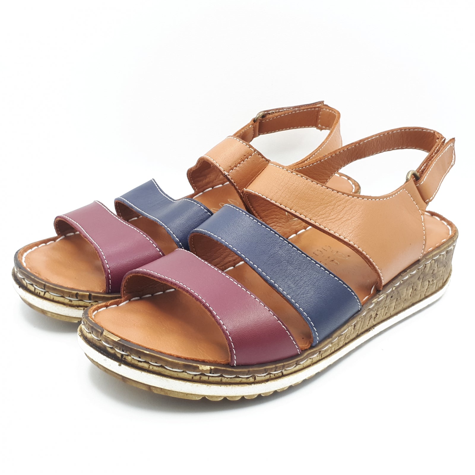 Sandale Damă Casual Confort Din Piele Naturală Nude 13517