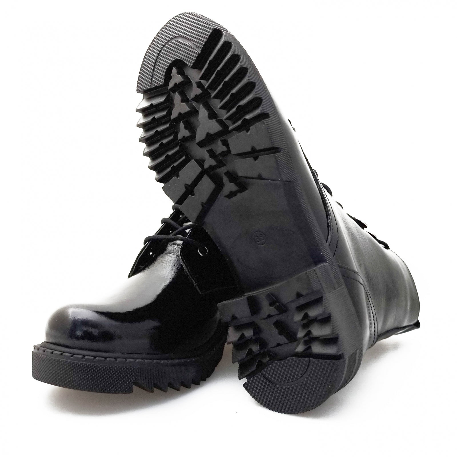 Ghete Damă Casual Din Piele Naturală Neagră 30156