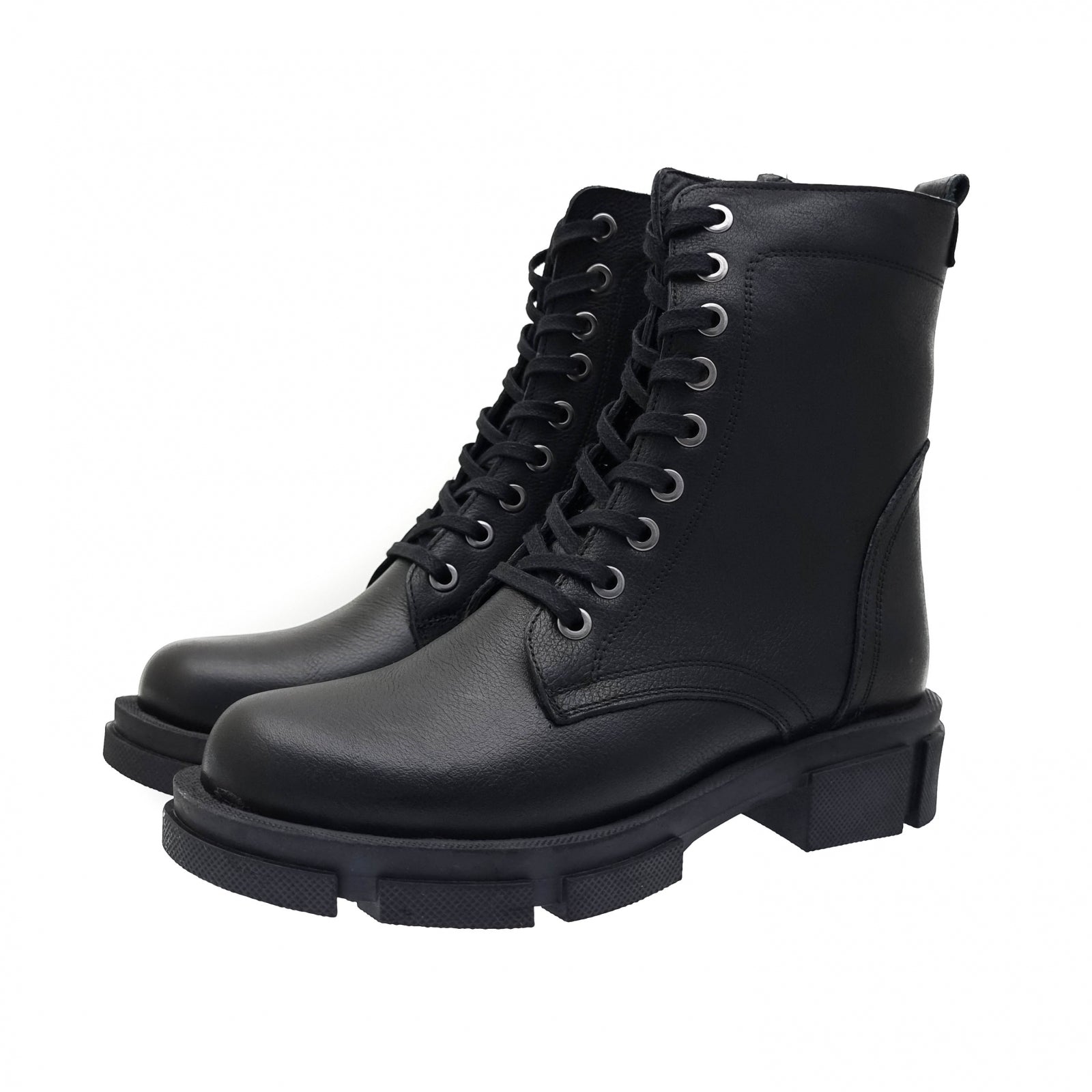 Ghete Damă Casual Din Piele Naturală Neagră 30164