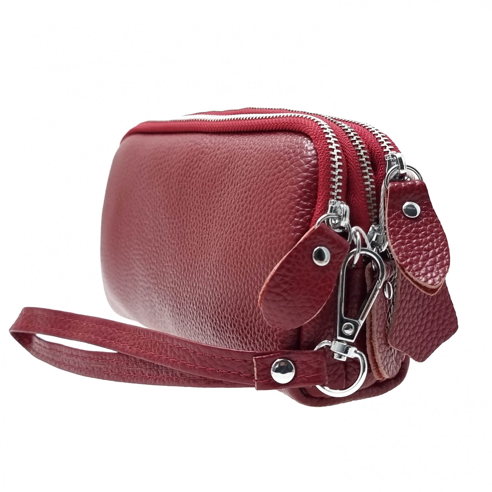 Portofel Damă Din Piele Naturală Bordo 56507