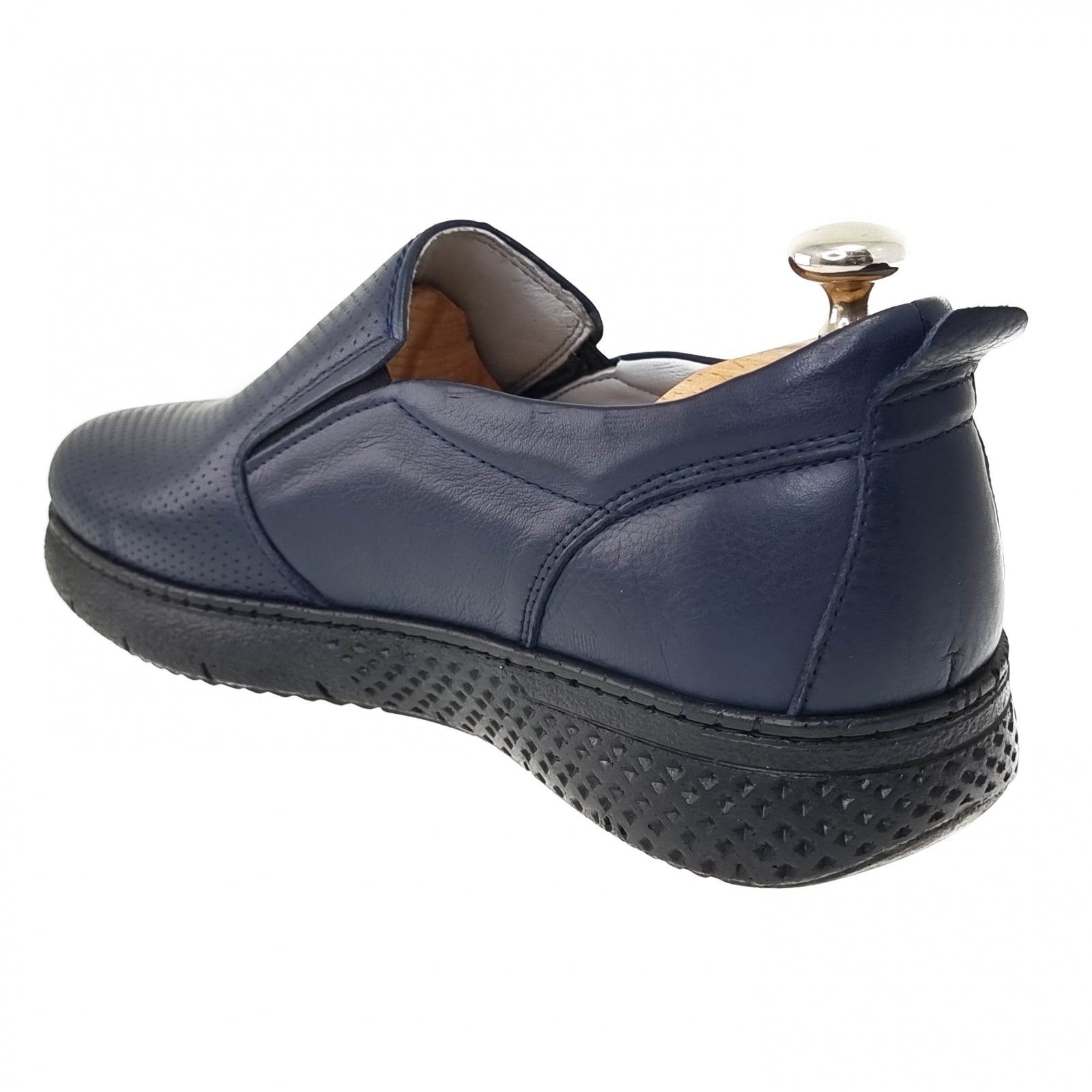 Pantofi Bărbați Casual Din Piele Naturală Blue 2534