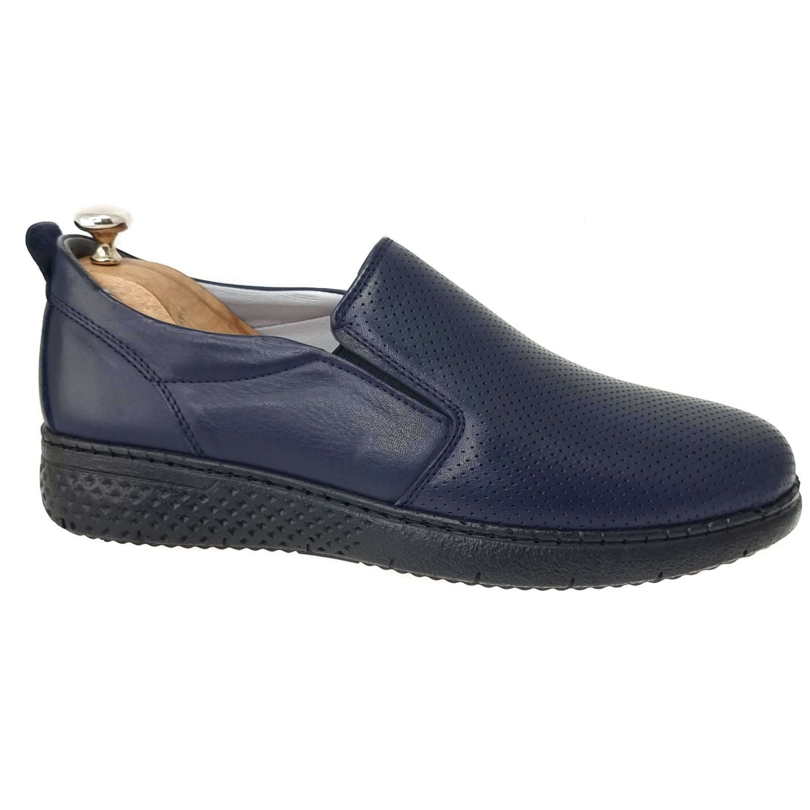 Pantofi Bărbați Casual Din Piele Naturală Blue 2534