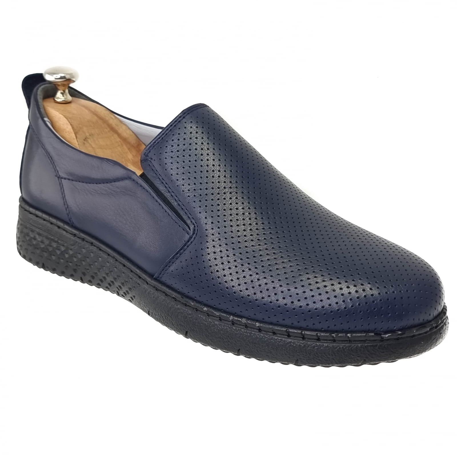 Pantofi Bărbați Casual Din Piele Naturală Blue 2534