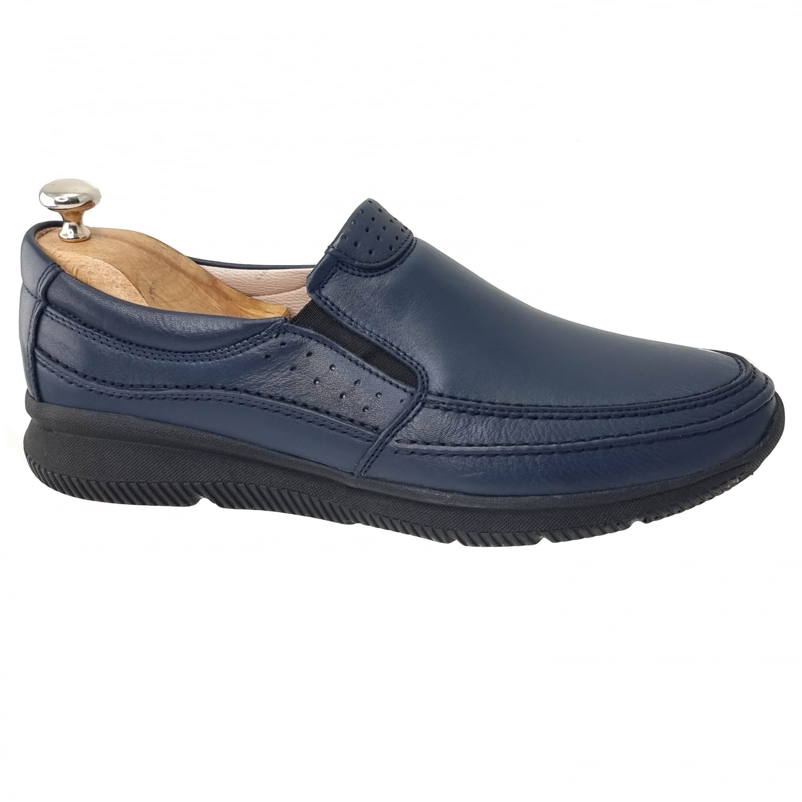 Pantofi Bărbați Casual Din Piele Naturală Blue 2544