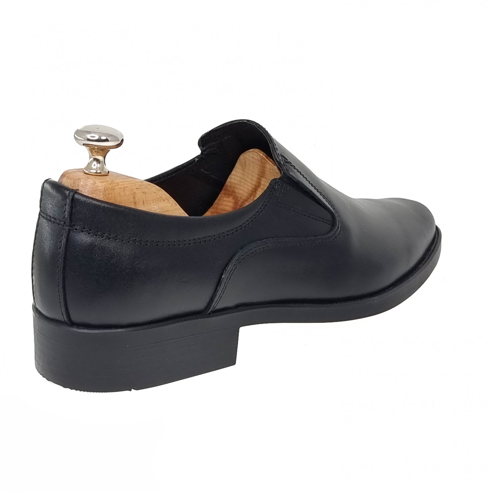 Pantofi Bărbați Eleganți Din Piele Naturală Neagră 518