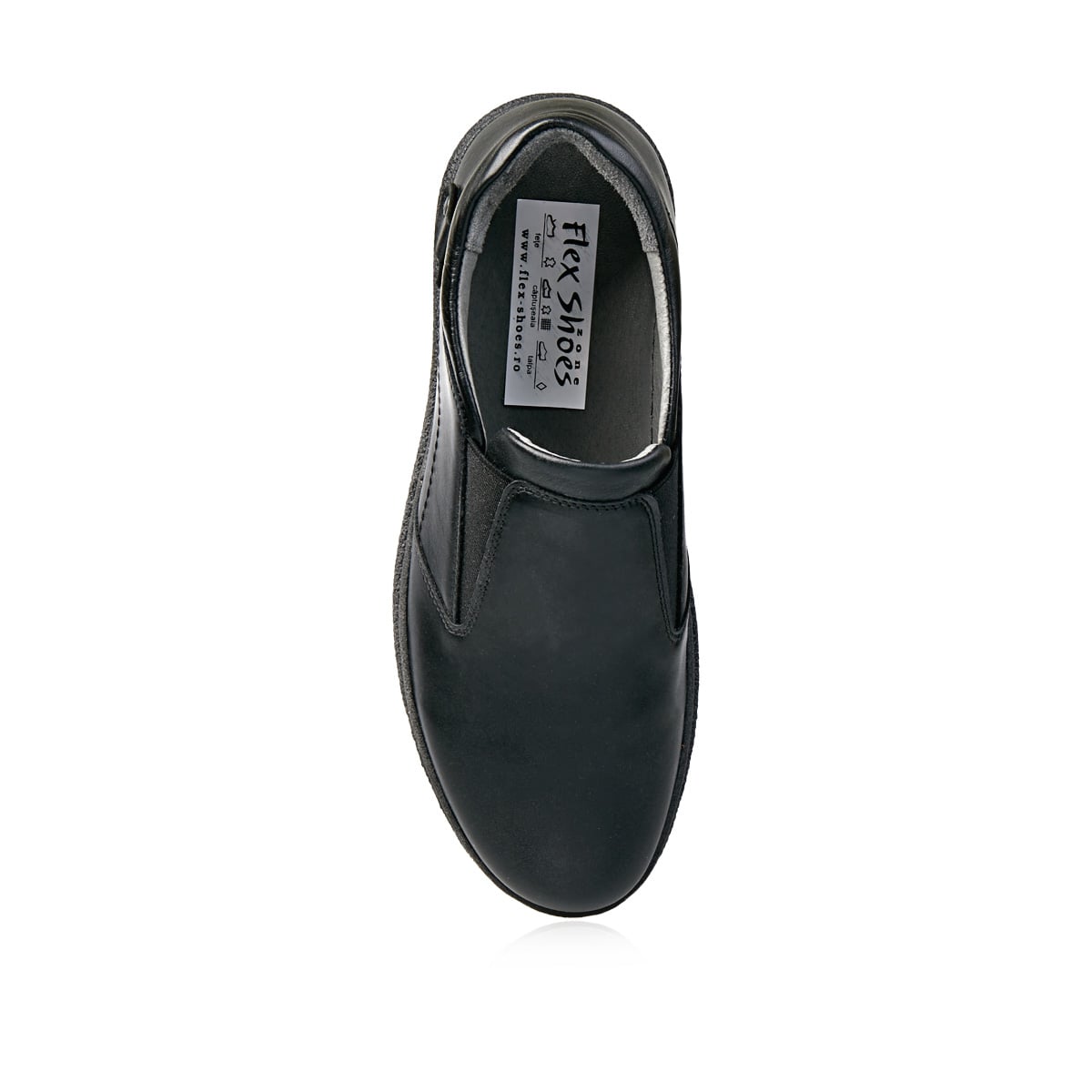 Pantofi Bărbați Casual Confort Din Piele Naturală Neagră 2510