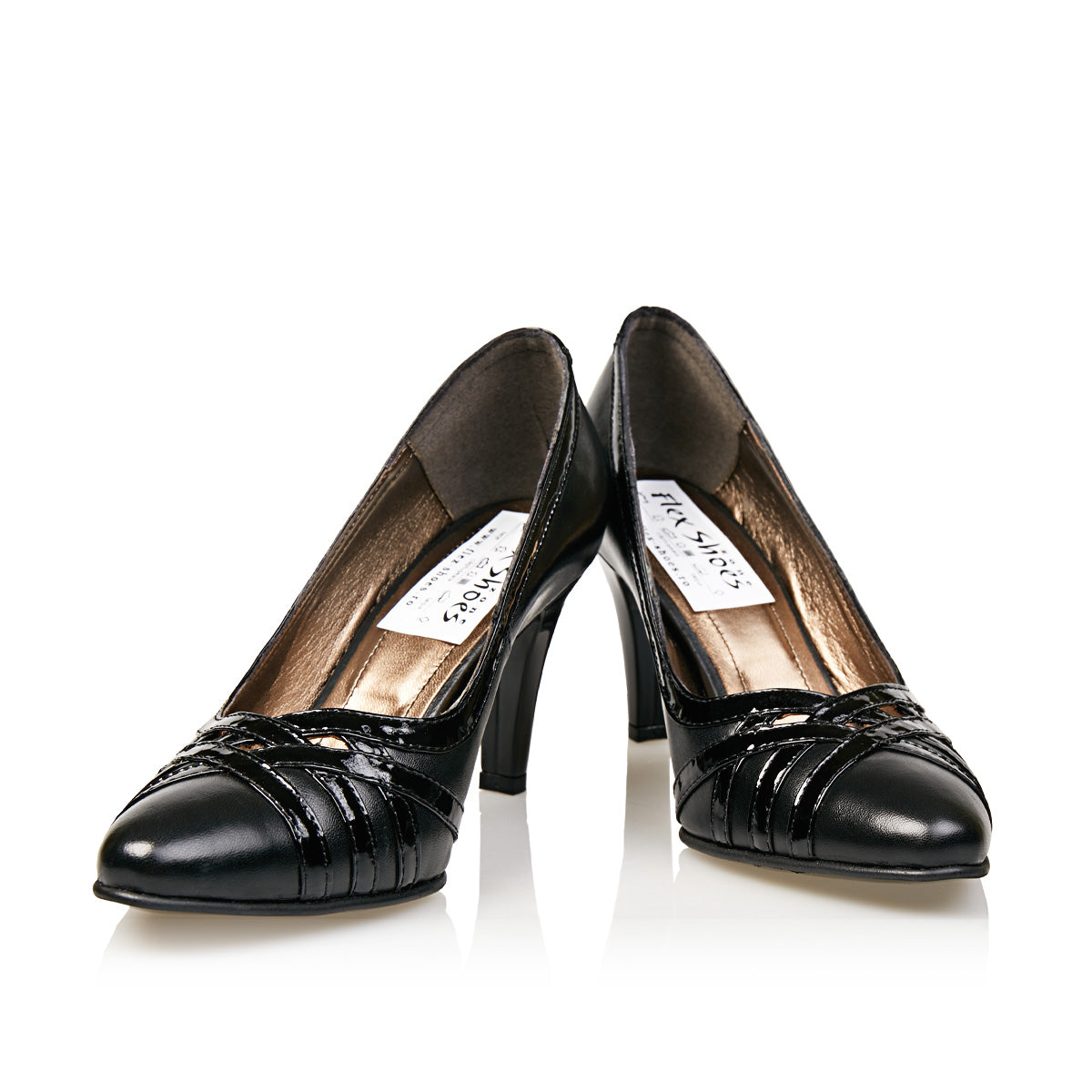Pantofi Damă Eleganți Din Piele Naturală Neagră 20104