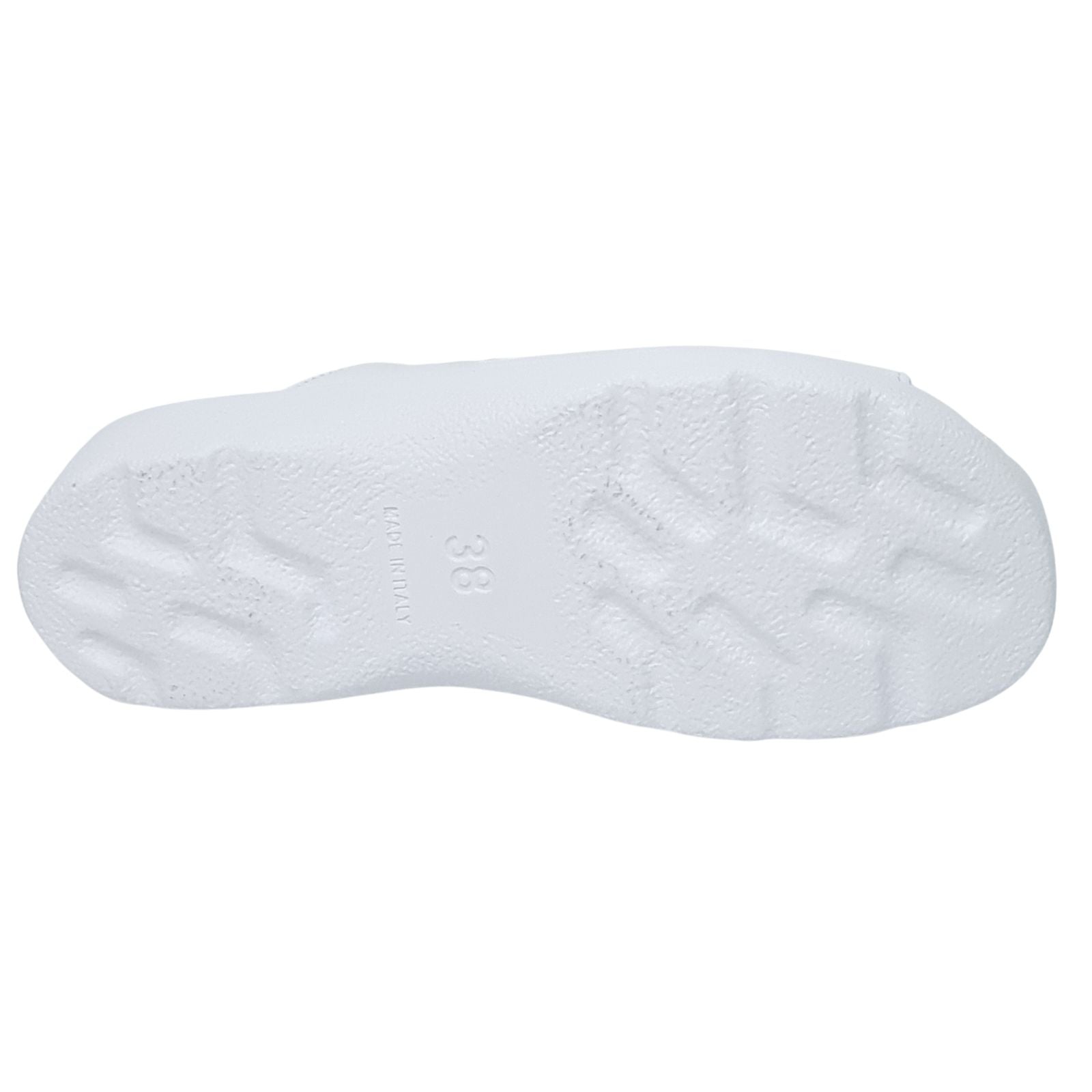 Saboți Sanitari Damă Din Piele Naturală Albă 8100