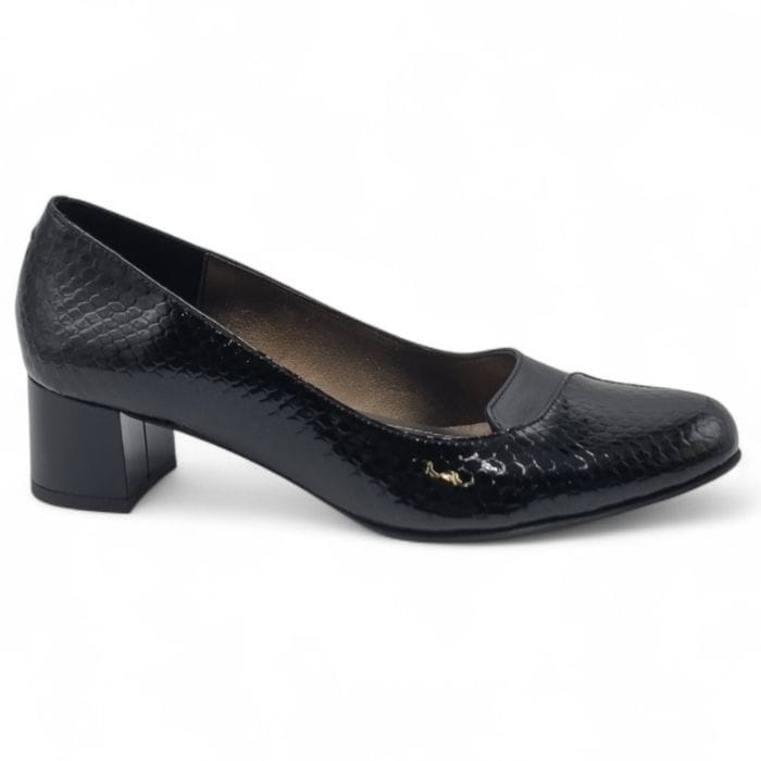 Pantofi Damă Eleganți Din Piele Naturală Neagră 20856