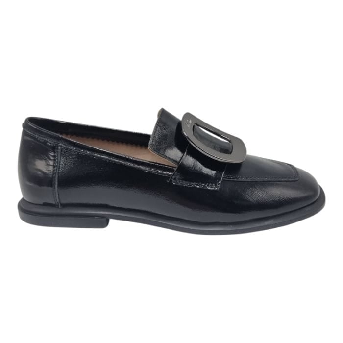 Pantofi Damă Casual Confort Din Piele Naturală Neagră 25454