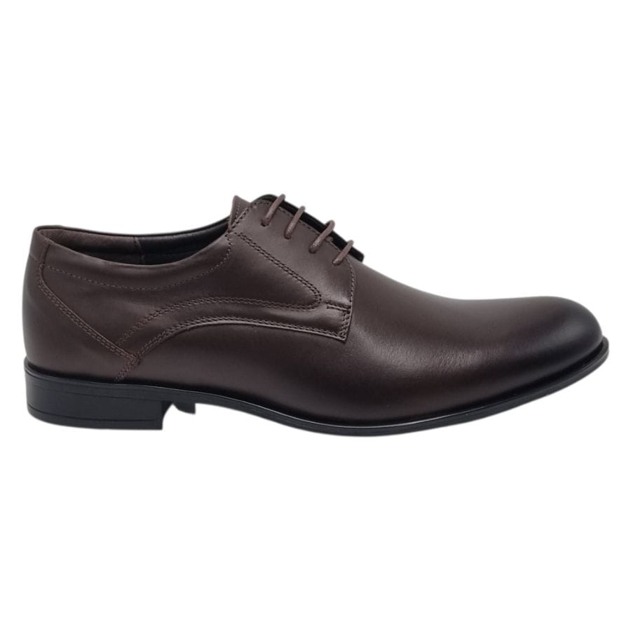 Pantofi Bărbați Eleganți Din Piele Naturală Maro 617