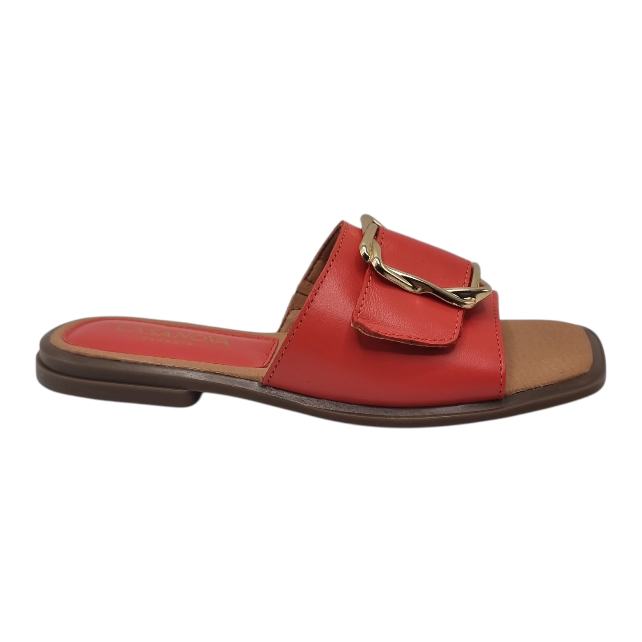 Sandale Damă Casual Confort Din Piele Naturală Coral 13829