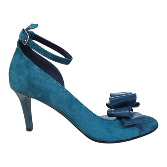 Sandale Damă Elegante Din Piele Naturală Turcoaz 6671