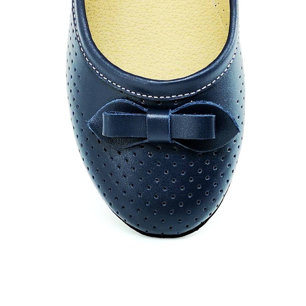Balerini Damă Din Piele Naturală Blue 15106