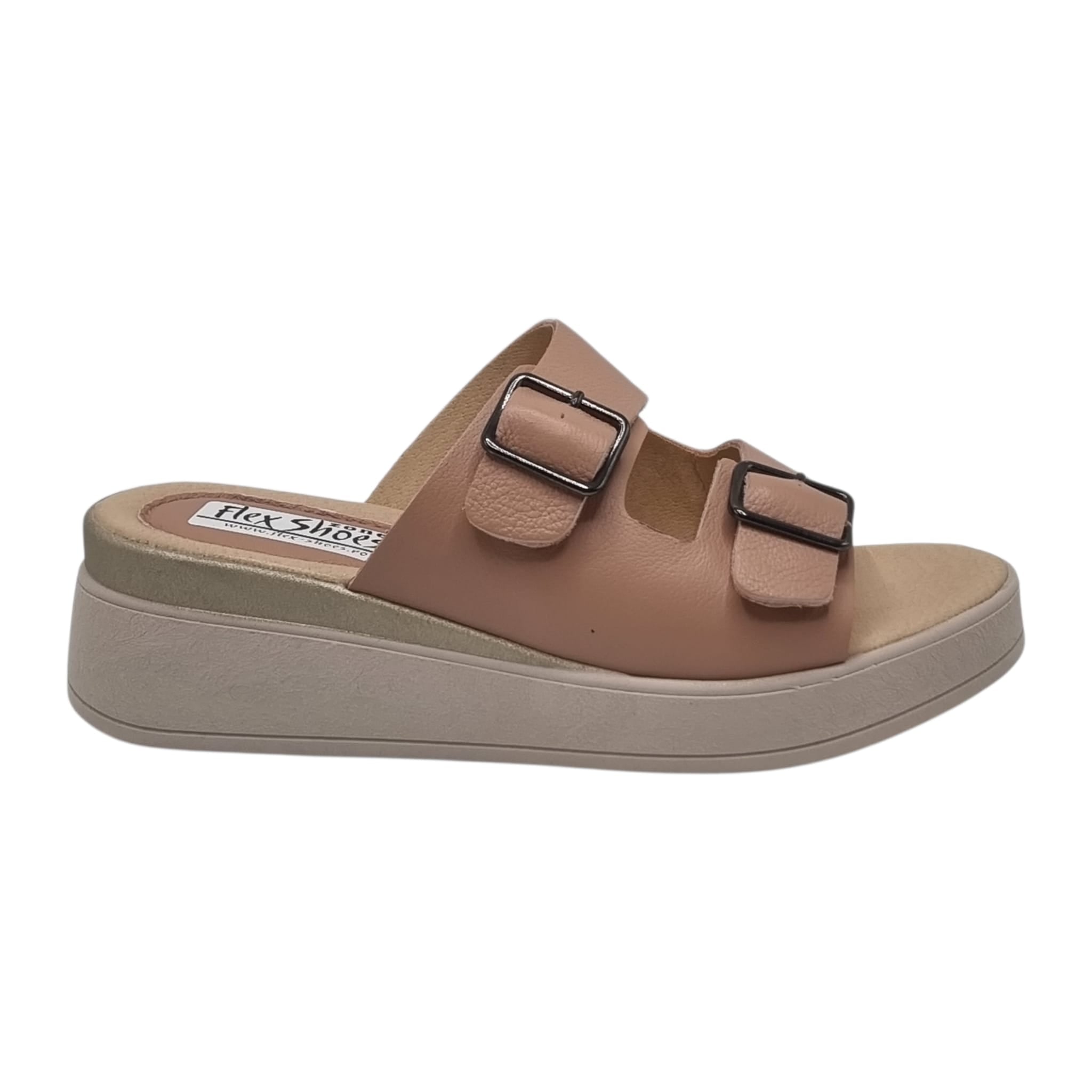 Sandale Damă Casual Confort Din Piele Naturală Roz 13820