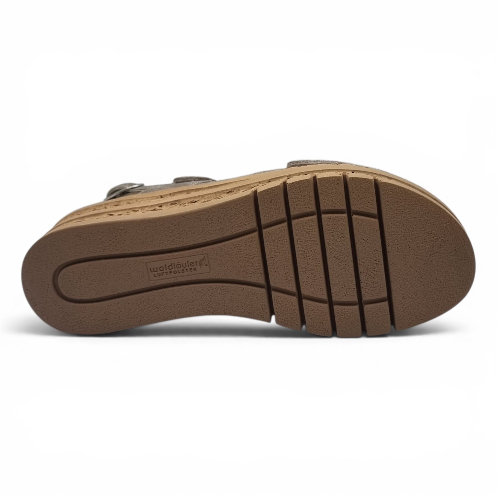 Sandale Damă Casual Confort Din Piele Naturală Aurie 13776