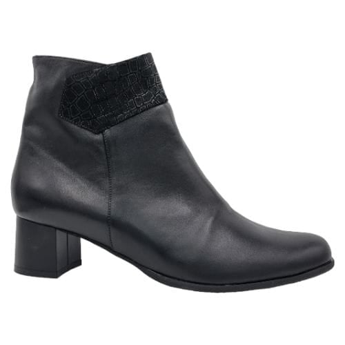 Ghete Damă Elegante Din Piele Naturală Neagră 40207
