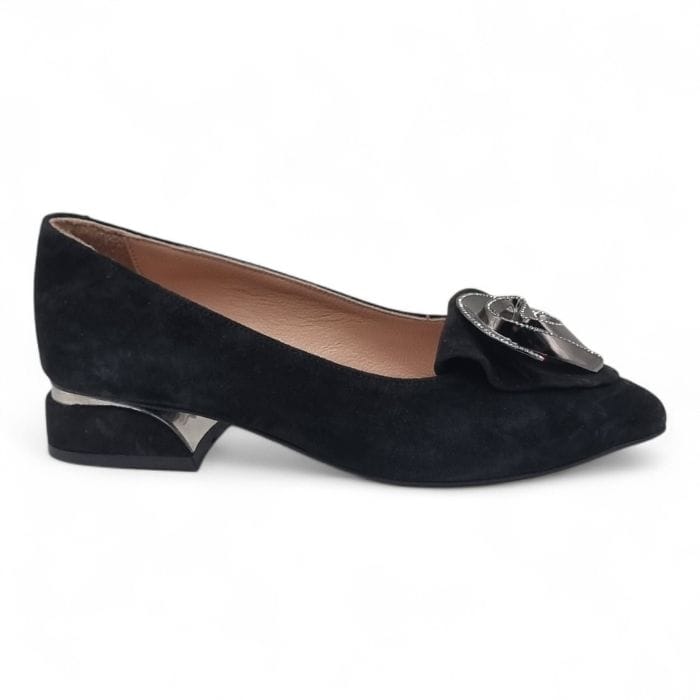 Pantofi Damă Eleganți Din Piele Naturală Neagră 20840