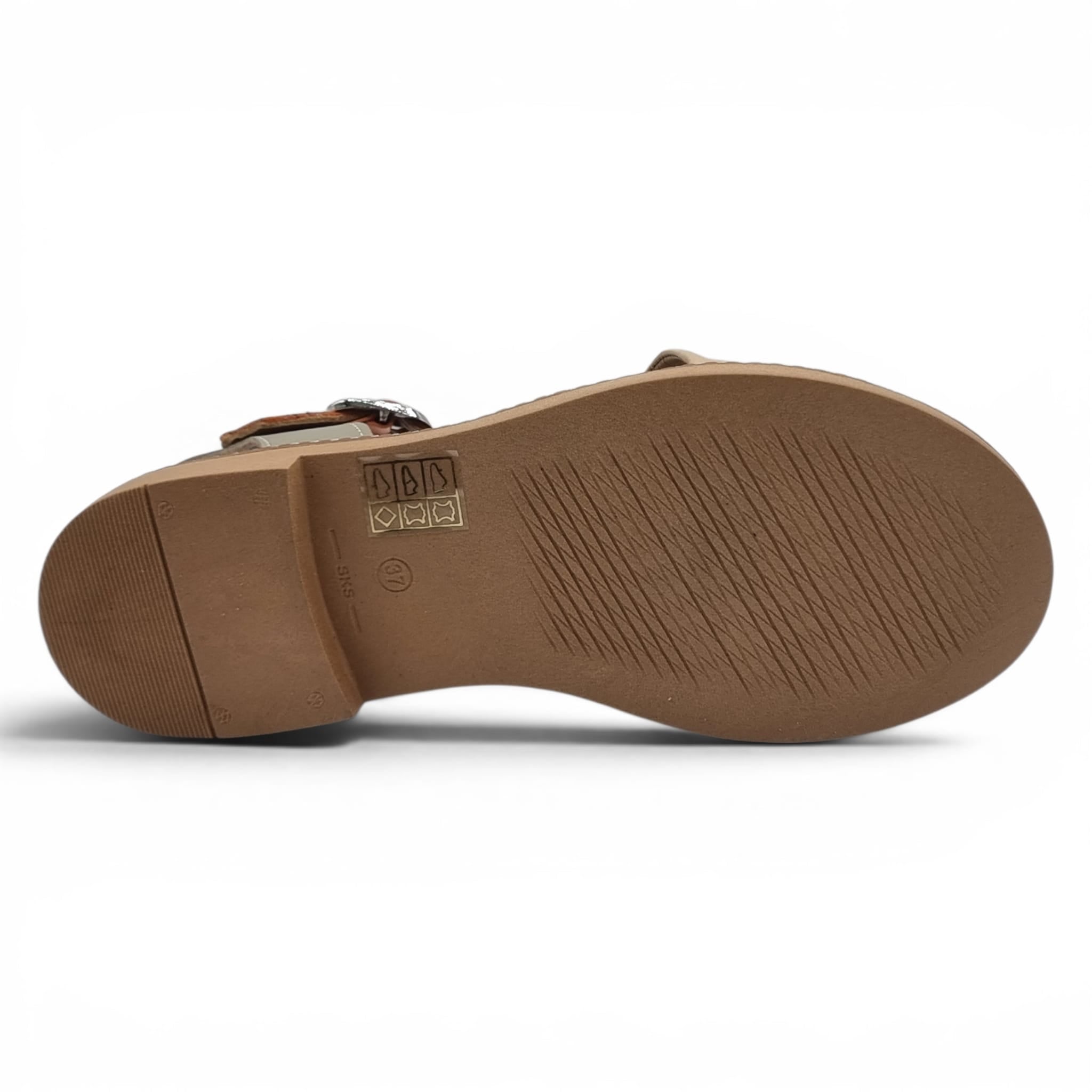 Sandale Damă Casual Confort Din Piele Naturală Avocado 13770