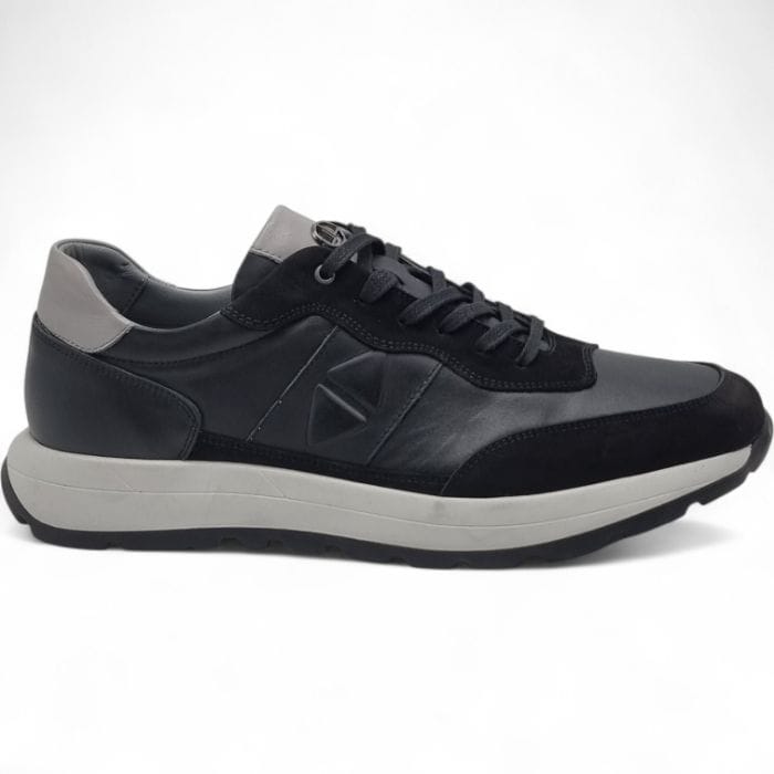 Pantofi Bărbați Sport Din Piele Naturală Kaki 3570