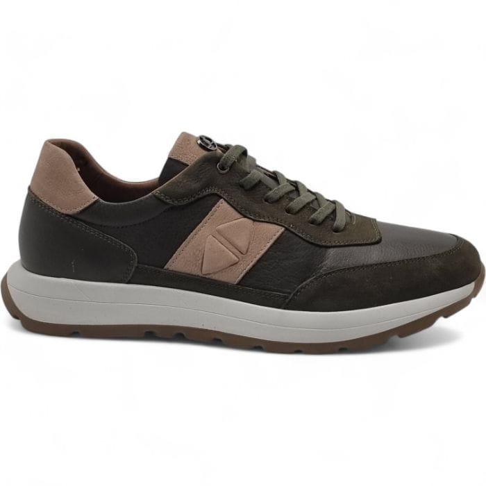 Pantofi Bărbați Sport Din Piele Naturală Blue 3567
