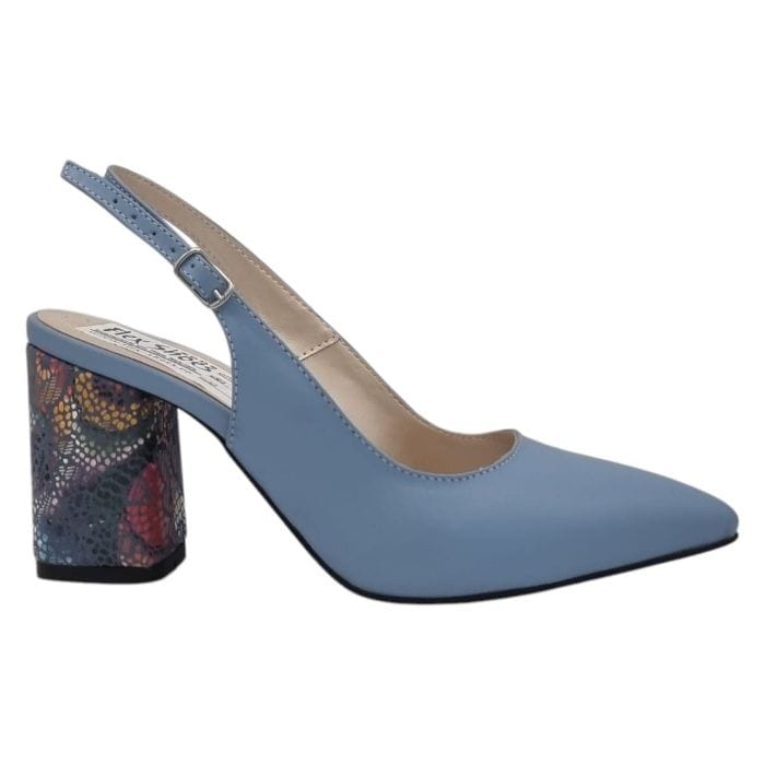 Pantofi Damă Eleganți Din Piele Naturală Albastru 20857