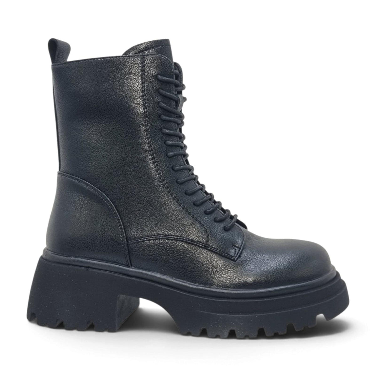 Ghete Damă Casual Din Piele Naturală Neagra 30214