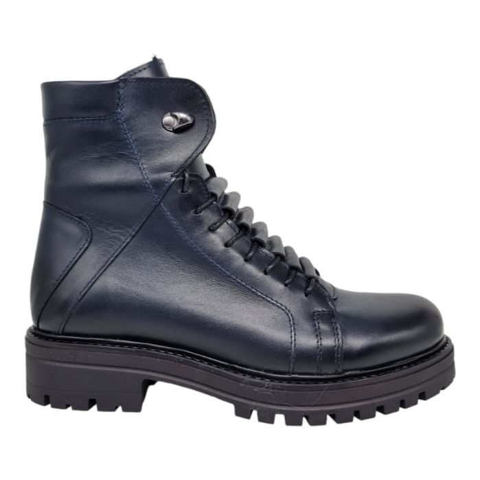 Ghete Damă Casual Din Piele Naturală Blue 30218