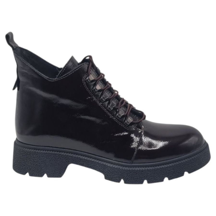 Ghete Damă Casual Din Piele Naturală Neagră 30220