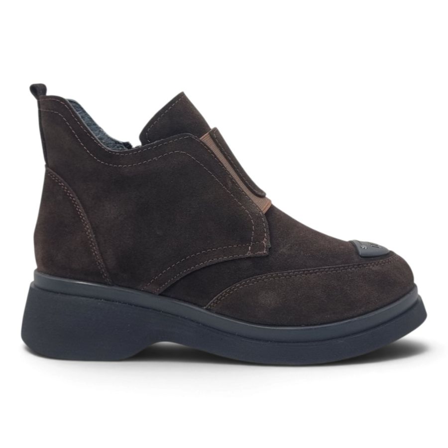Ghete Damă Casual Din Piele Naturală Maro 30223