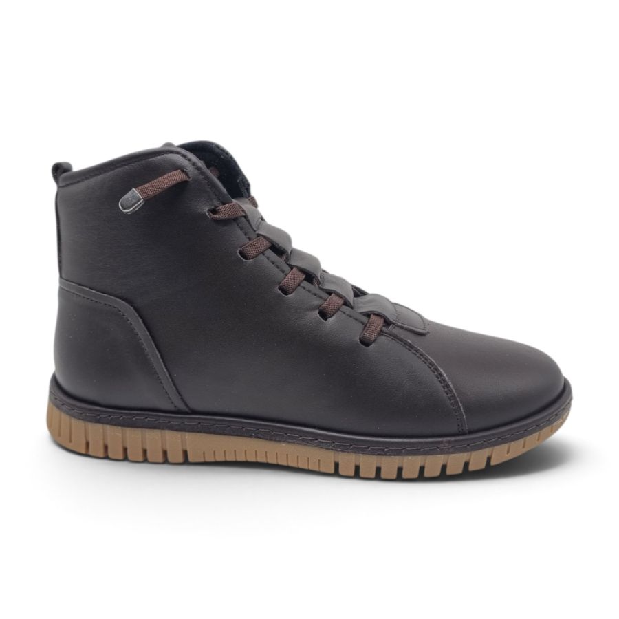 Ghete Damă Casual Din Piele Naturală Kafe 30229