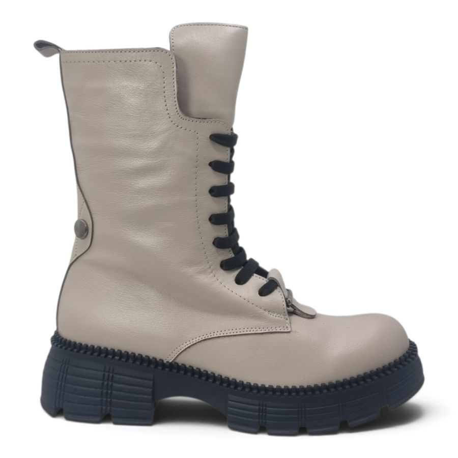 Ghete Damă Casual Din Piele Naturală Vizon 30230