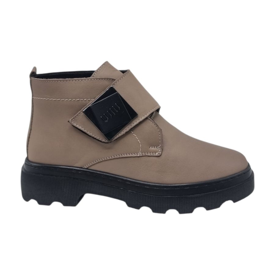 Ghete Damă Casual Din Piele Naturală Vizon 30252