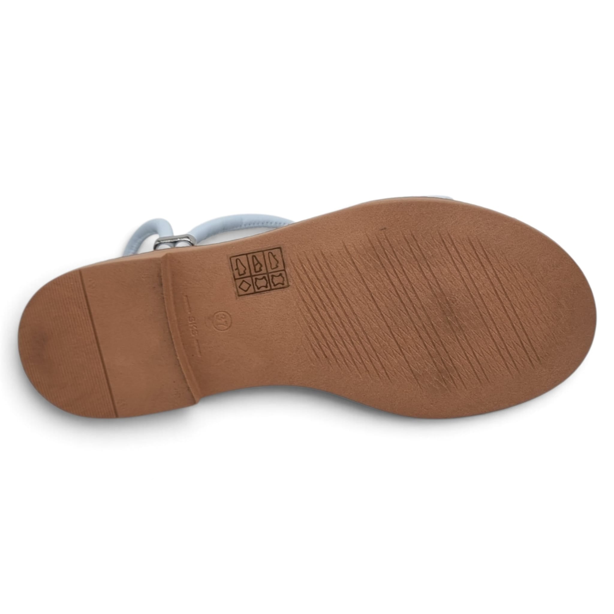 Sandale Damă Casual Confort Din Piele Naturală Blue 13773