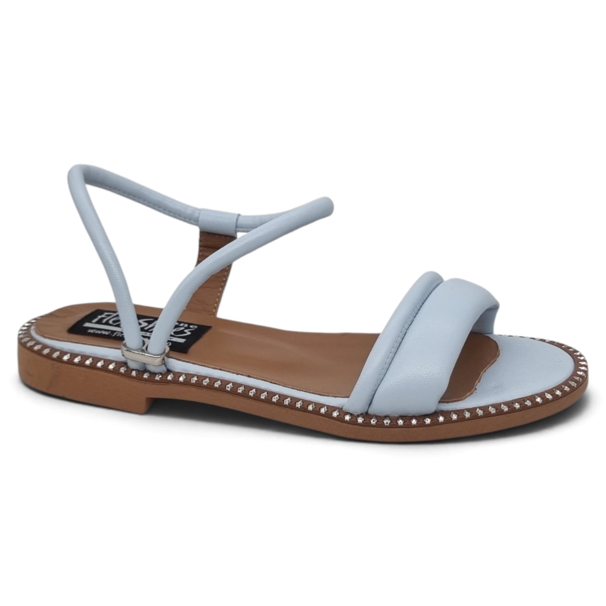 Sandale Damă Casual Confort Din Piele Naturală Blue 13773