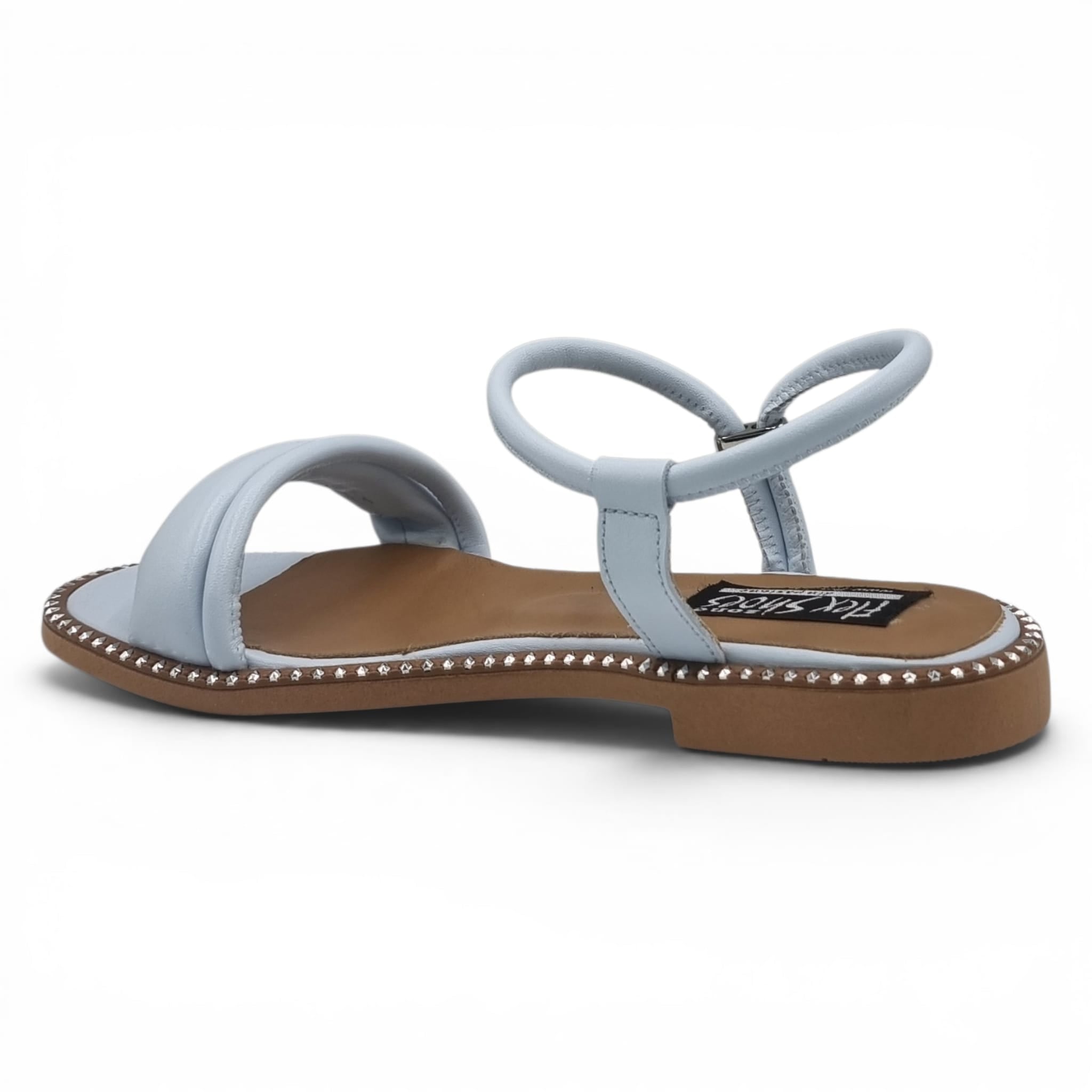 Sandale Damă Casual Confort Din Piele Naturală Blue 13773