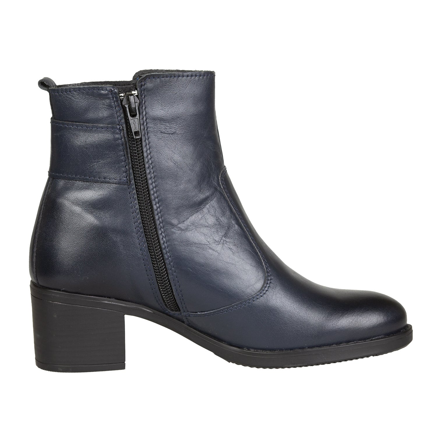 Ghete Damă Casual Din Piele Naturală Blue 30125