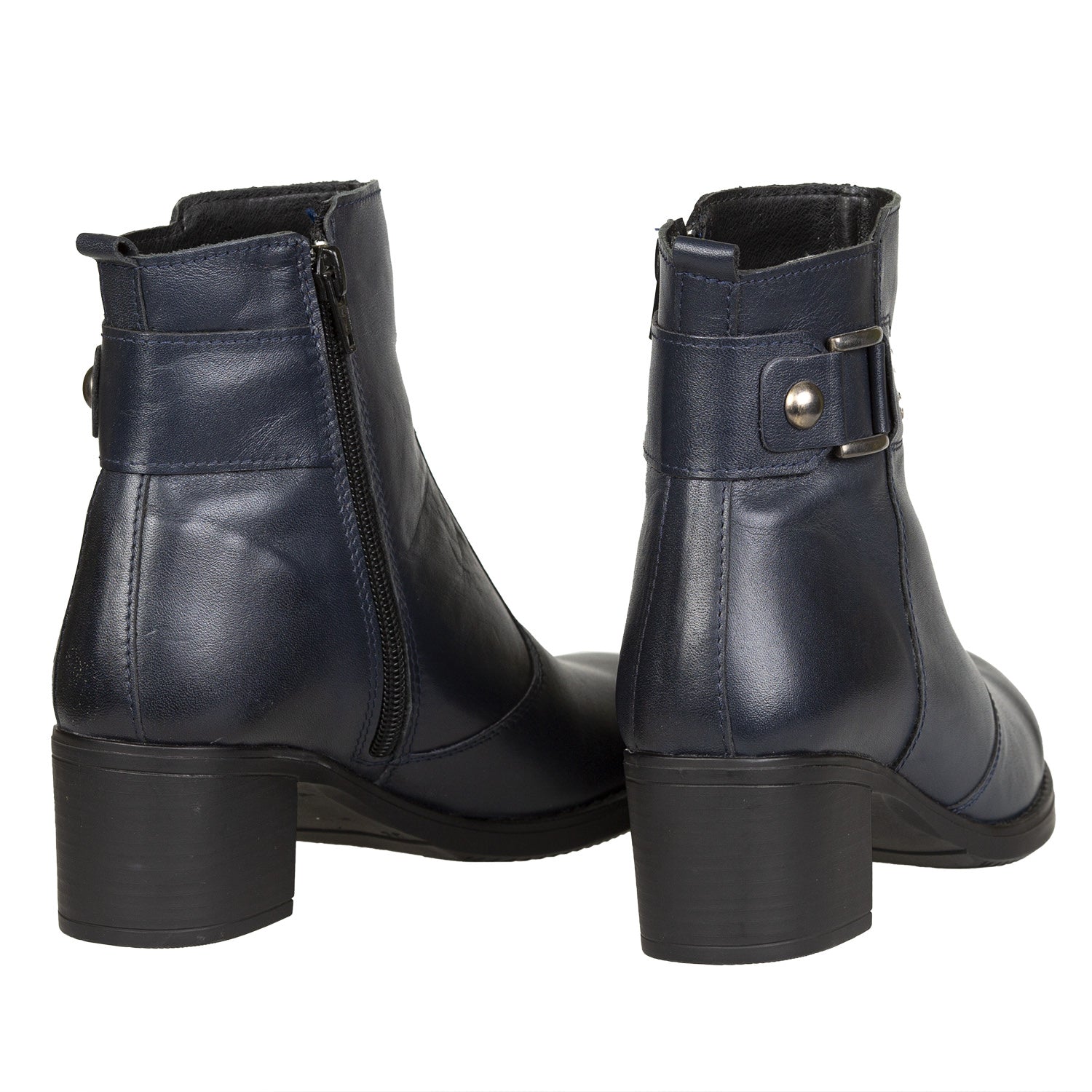 Ghete Damă Casual Din Piele Naturală Blue 30125