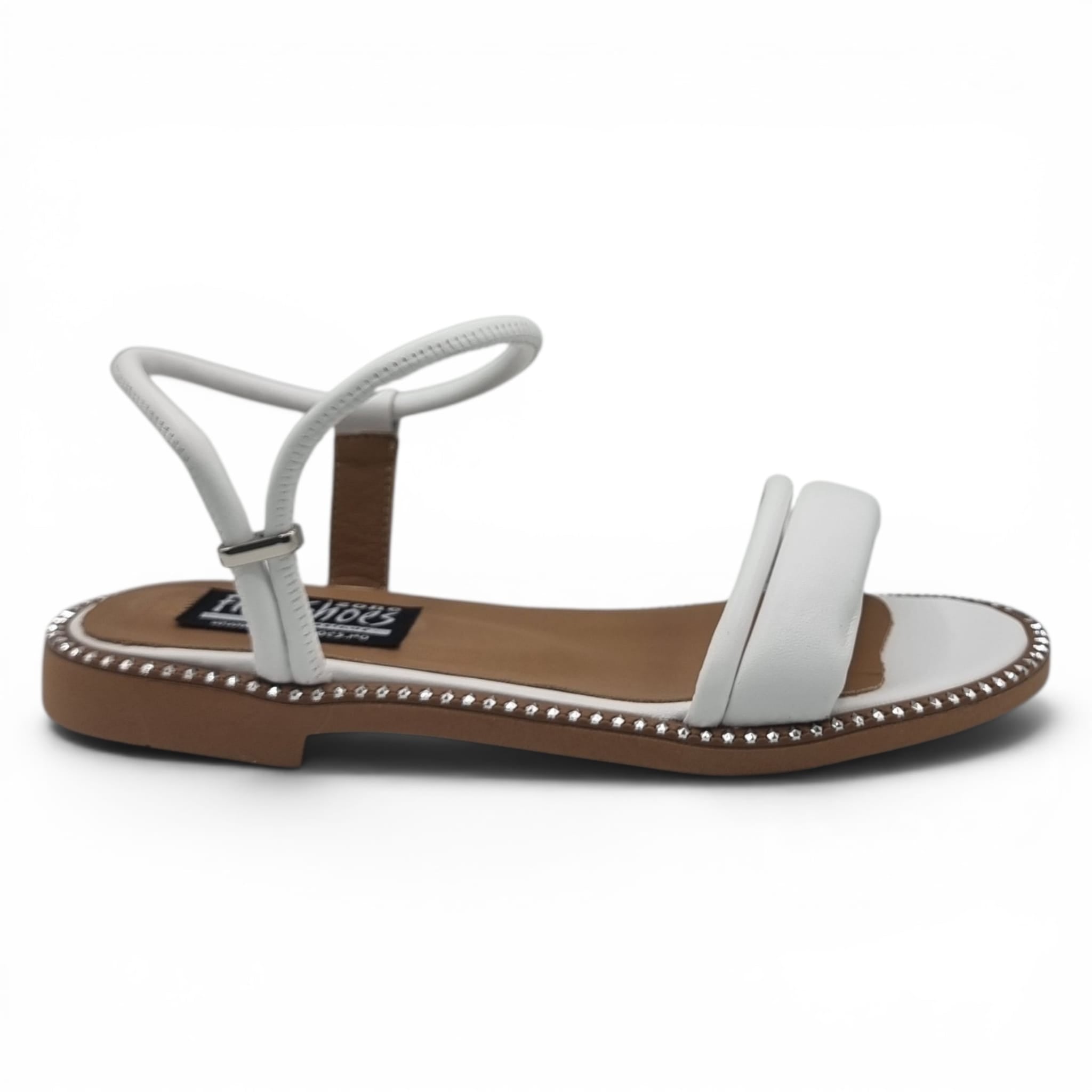 Sandale Damă Casual Confort Din Piele Naturală Albă 13774