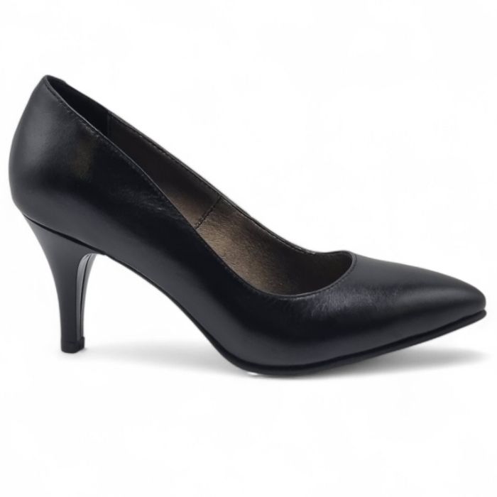 Pantofi Damă Eleganți Din Piele Naturală Neagră 20850
