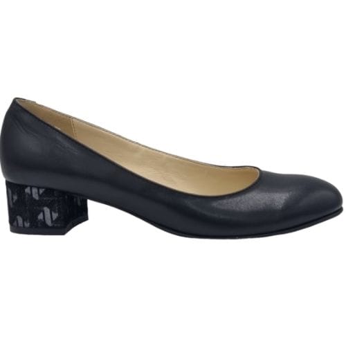 Pantofi Damă Eleganți Din Piele Naturală Neagră 20843