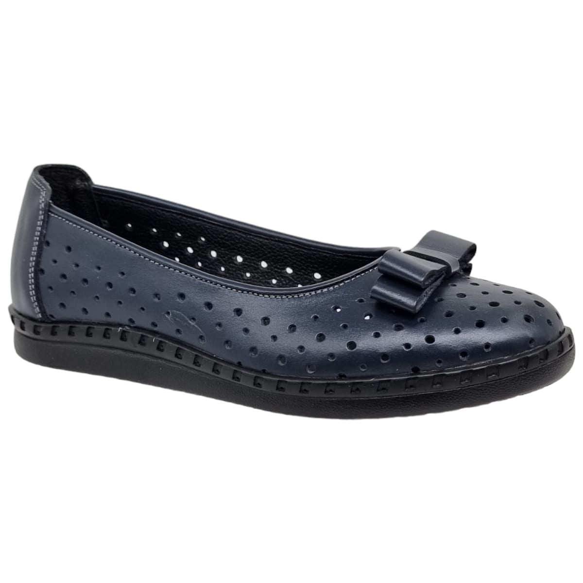 Balerini Damă Din Piele Naturală Bleumarin 15126